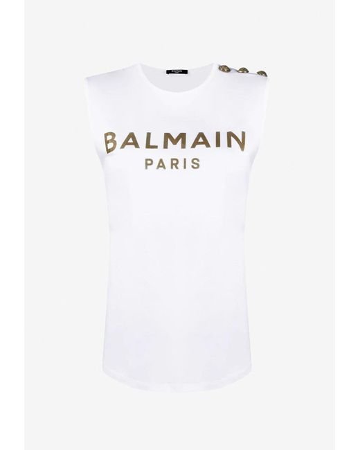 BALMAIN - WOMEN'S LOGO T SHIRT