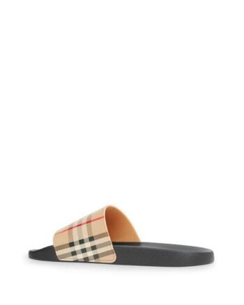 burberry-BEIGE-Check-Motif-Slides_1